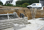 Réalisation des fondations à Aillant-sur-Tholon